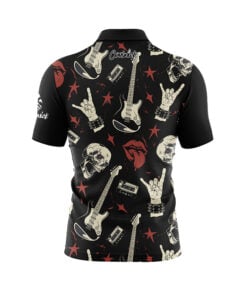 Alternative view of Skulls and Strings Fast Track CoolWick Bowling Jersey