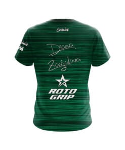 Alternative view of Roto Grip Diana Zavjalova Heather Green CoolWick Bowling Jersey