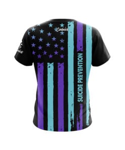 Alternative view of Hammer Kristina Cox Suicide Prevention Flag CoolWick Bowling Jersey