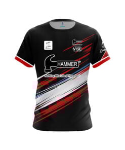 Hammer Olivia Farwell Black Red White Sport CoolWick Bowling Jersey