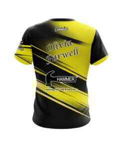 Alternative view of Hammer Olivia Farwell Black Yellow Sport CoolWick Bowling Jersey