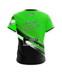Alternative view of Hammer Olivia Farwell Lime Black Sport CoolWick Bowling Jersey