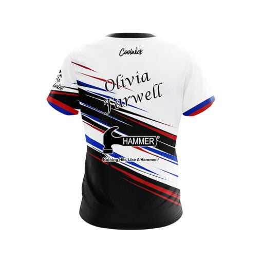 Hammer Olivia Farwell RWB Sport CoolWick Bowling Jersey - Image 2