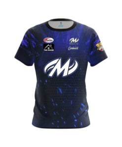 Motiv Nick Pate Royal Blue Honeycomb Sparks CoolWick Bowling Jersey