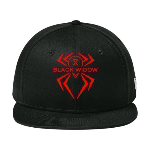 New Era Flat Bill Snapback Hammer Black Widow Bowling Hat - Image 5