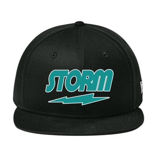 New Era Flat Bill Snapback Storm Bowling Hat - Image 6