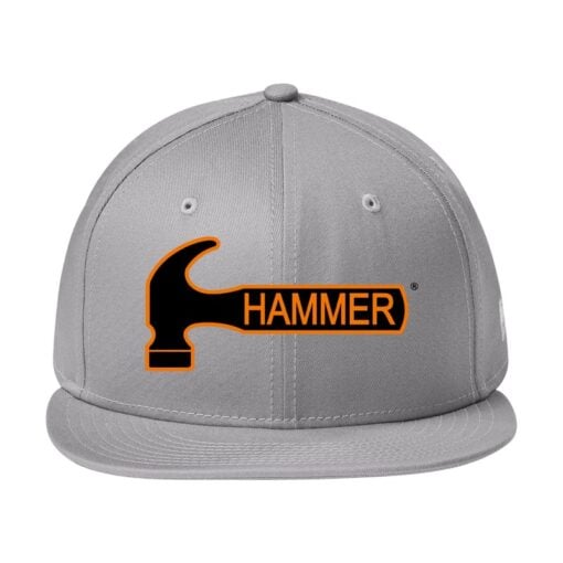 New Era Flat Bill Snapback Hammer Bowling Hat - Image 5
