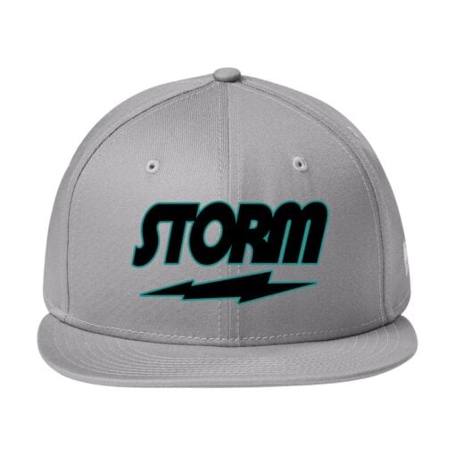 New Era Flat Bill Snapback Storm Bowling Hat - Image 5