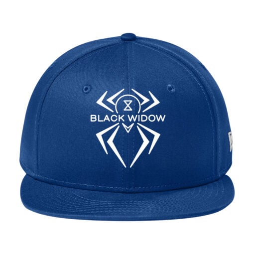 New Era Flat Bill Snapback Hammer Black Widow Bowling Hat - Image 4