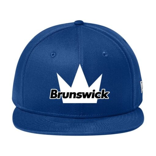 New Era Flat Bill Snapback Brunswick Bowling Hat - Image 4