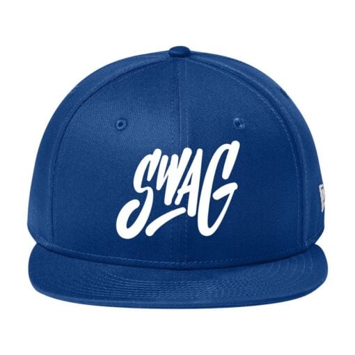 New Era Flat Bill Snapback Swag Bowling Hat - Image 3