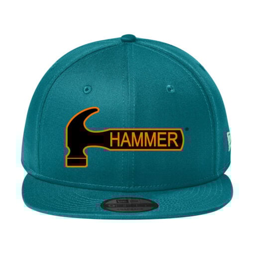 New Era Flat Bill Snapback Hammer Bowling Hat - Image 7