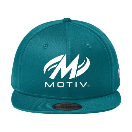 New Era Flat Bill Snapback Motiv Bowling Hat - Image 3