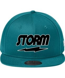 New Era Flat Bill Snapback Storm Bowling Hat