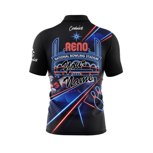 Reno NBS Fast Track CoolWick Bowling Jersey - Image 3