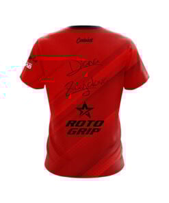 Alternative view of Roto Grip Diana Zavjalova Red Stripes CoolWick Bowling Jersey