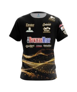 BowlersMart Sean Rash Black Gold Lux CoolWick Bowling Jersey