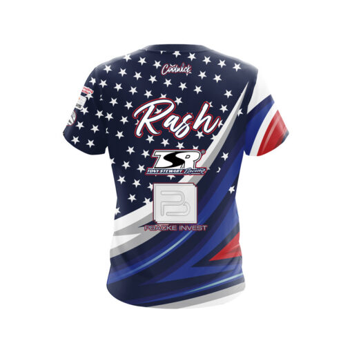 BowlersMart Sean Rash RWB Stars CoolWick Bowling Jersey - Image 2