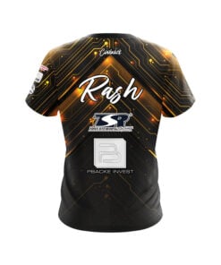 Alternative view of BowlersMart Sean Rash Technology Gold CoolWick Bowling Jersey