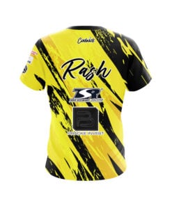 Alternative view of BowlersMart Sean Rash Yellow Sport Line Grunge CoolWick Bowling Jersey