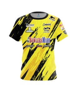 BowlersMart Sean Rash Yellow Sport Line Grunge CoolWick Bowling Jersey