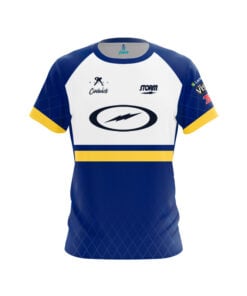 Storm Belmo Tour Blue Yellow CoolWick Bowling Jersey