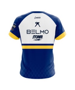 Alternative view of Storm Belmo Tour Blue Yellow CoolWick Bowling Jersey