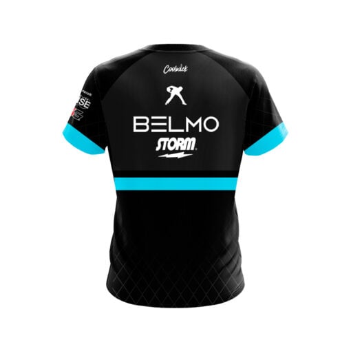 Storm Belmo Tour Black Teal CoolWick Bowling Jersey - Image 2