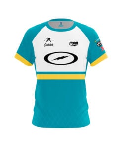 Storm Belmo Tour Teal Yellow CoolWick Bowling Jersey