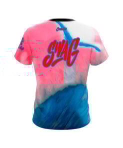 Alternative view of SWAG Dragon Cotton Candy CoolWick Bowling Jersey