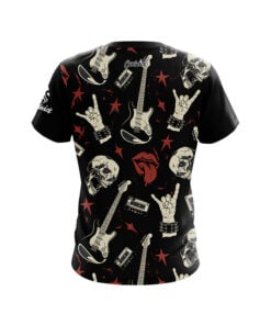 Alternative view of Skulls and Strings CoolWick Bowling Jersey