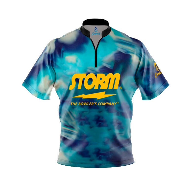 Storm Ion Max Pearl Quick Ship CoolWick Sash Zip Bowling Jersey