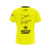Roto Grip Diana Zavjalova Yellow Black CoolWick Bowling Jersey - Image 2