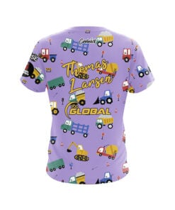 Alternative view of 900 Global Thomas Larsen Under Construction CoolWick Bowling Jersey