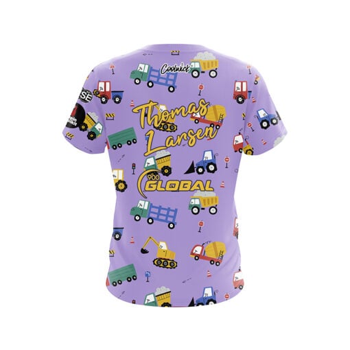 900 Global Thomas Larsen Under Construction CoolWick Bowling Jersey - Image 2