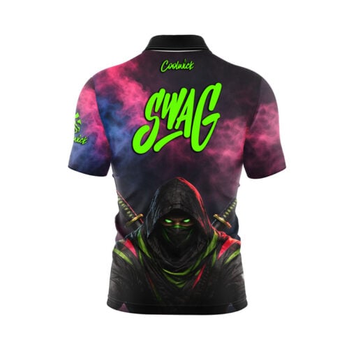 SWAG Assassin Pearl Fast Track CoolWick Bowling Jersey - Image 2