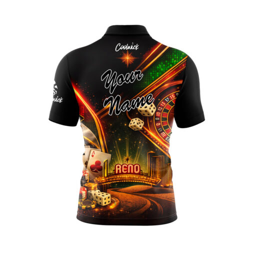 Little Reno Fast Track CoolWick Bowling Jersey - Image 3