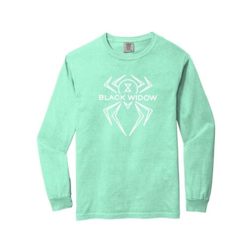 Hammer Black Widow Men's Comfort Colors Long Sleeve Tee - Image 3