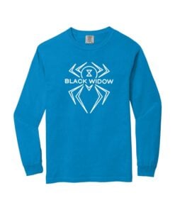 Alternative view of Hammer Black Widow Men's Comfort Colors Long Sleeve Tee