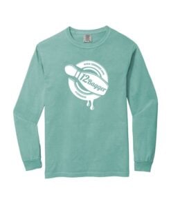 Alternative view of 12Bagger Men's Comfort Colors Long Sleeve Tee