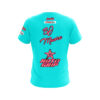 Roto Grip BJ Moore Aqua Blush CoolWick Bowling Jersey - Image 2