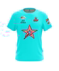 Roto Grip BJ Moore Aqua Blush CoolWick Bowling Jersey