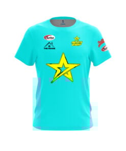 Roto Grip BJ Moore Aqua Yellow CoolWick Bowling Jersey