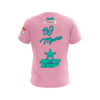 Roto Grip BJ Moore Baby Pink Teal CoolWick Bowling Jersey - Image 2