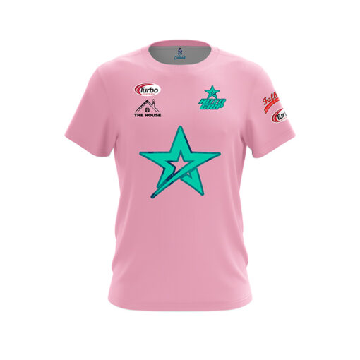 Roto Grip BJ Moore Baby Pink Teal CoolWick Bowling Jersey