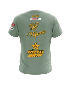 Alternative view of Roto Grip BJ Moore Green Ash Marigold CoolWick Bowling Jersey