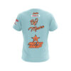 Roto Grip BJ Moore Powder Blue Coral CoolWick Bowling Jersey - Image 2