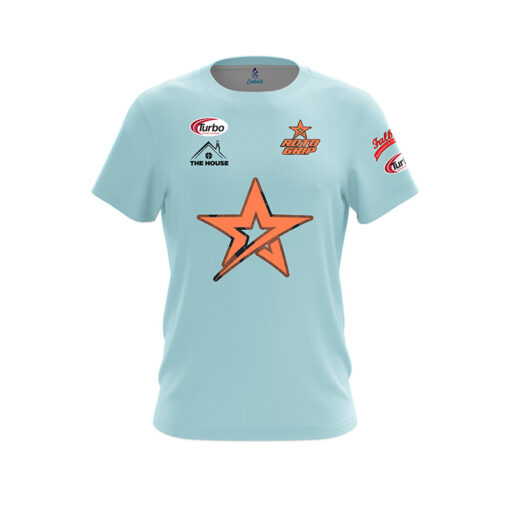 Roto Grip BJ Moore Powder Blue Coral CoolWick Bowling Jersey