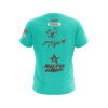 Roto Grip BJ Moore Turquoise Taupe CoolWick Bowling Jersey - Image 2