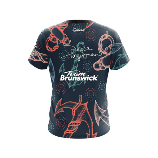 Brunswick Becca Hagerman Anchors CoolWick Bowling Jersey - Image 2